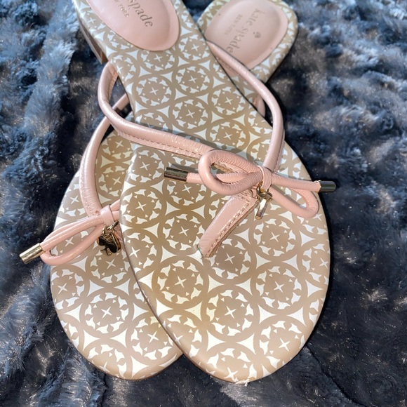 Kate Spade Pink Bow Mistic Sandal 8.5 - Picture 5 of 10